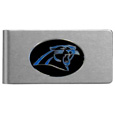 Carolina Panthers Brushed Metal Money Clip